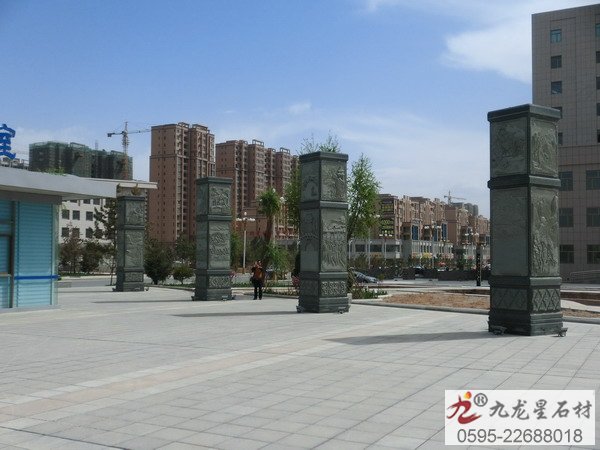 青石文化柱