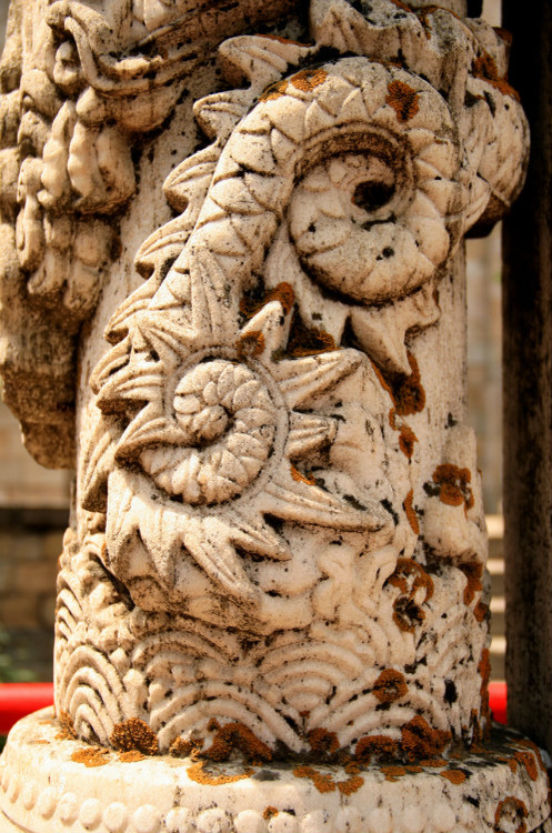 民國(guó)石雕精品:大連清泉寺漢白玉詩(shī)屏(民國(guó)) - 安東老王 - 福成中華